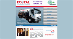 Desktop Screenshot of ecotallimpiezas.com